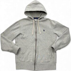 Polo Ralph Lauren Reverse Weave Sweatshirt Hoodie Full Zip Jacket Women's Small